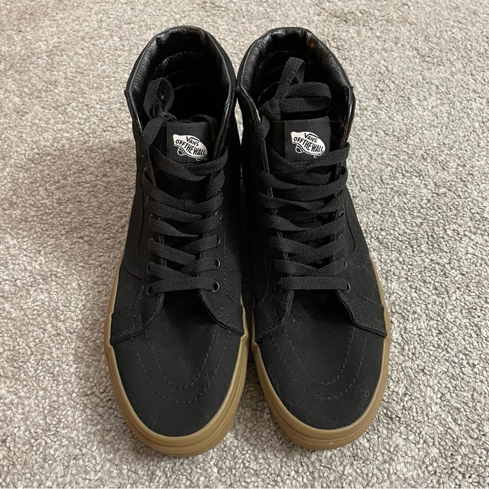 NWOT Vans Black High-Top Sneakers